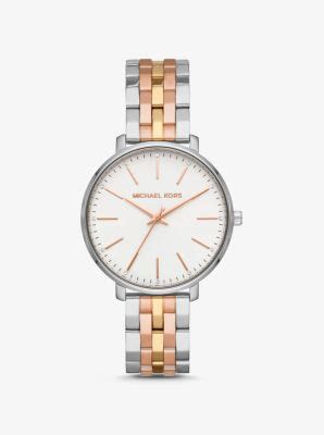 dreifarbige armbanduhr michael kors|michael kors official website.